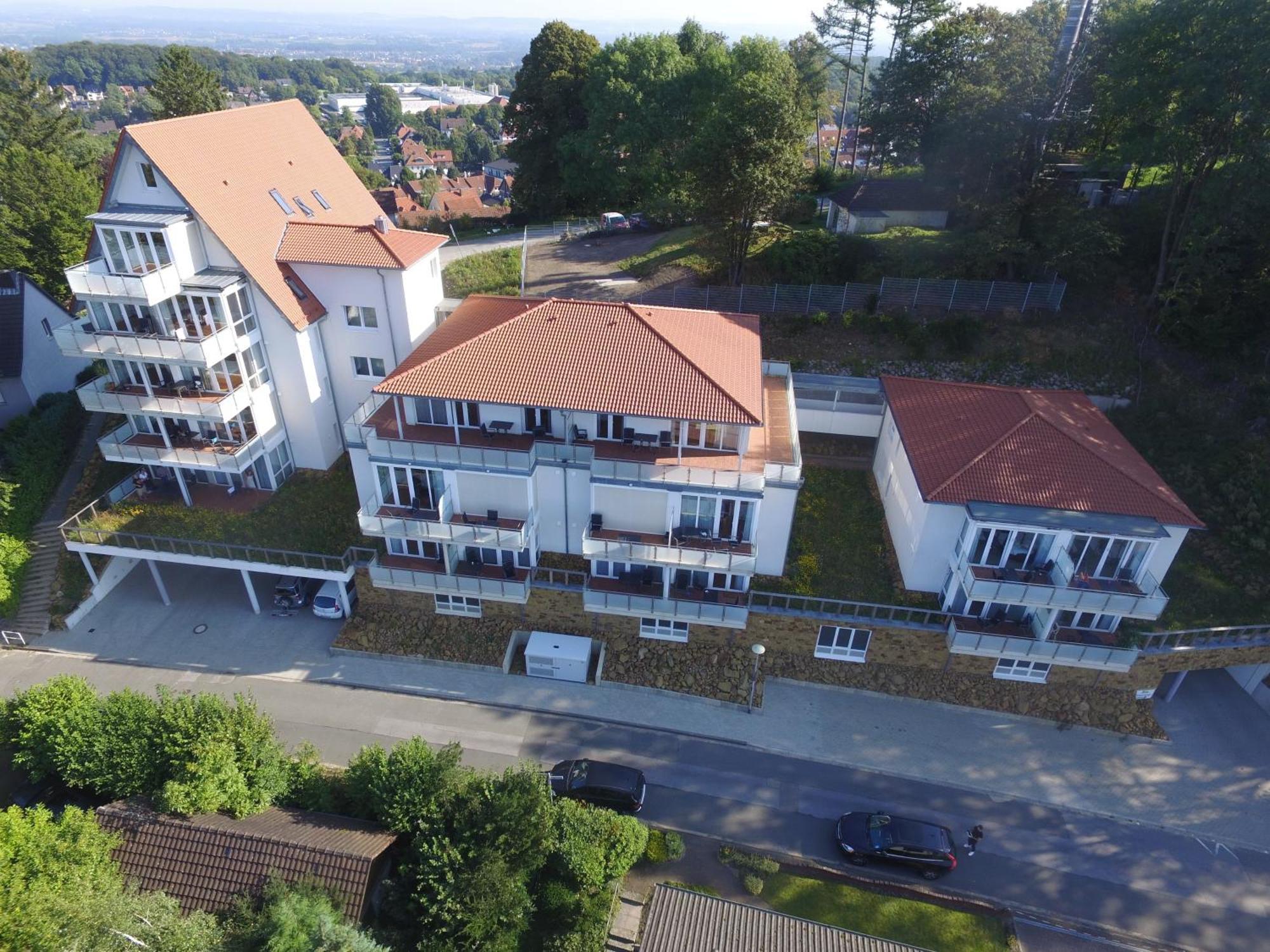 Penthouse 34 -Rollstuhlgerecht- Apartment Oerlinghausen Bagian luar foto